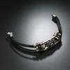 Metal Buckle Bracelets Leather Hand Chain Fashion Wristband  Couple Jewelry Gift
