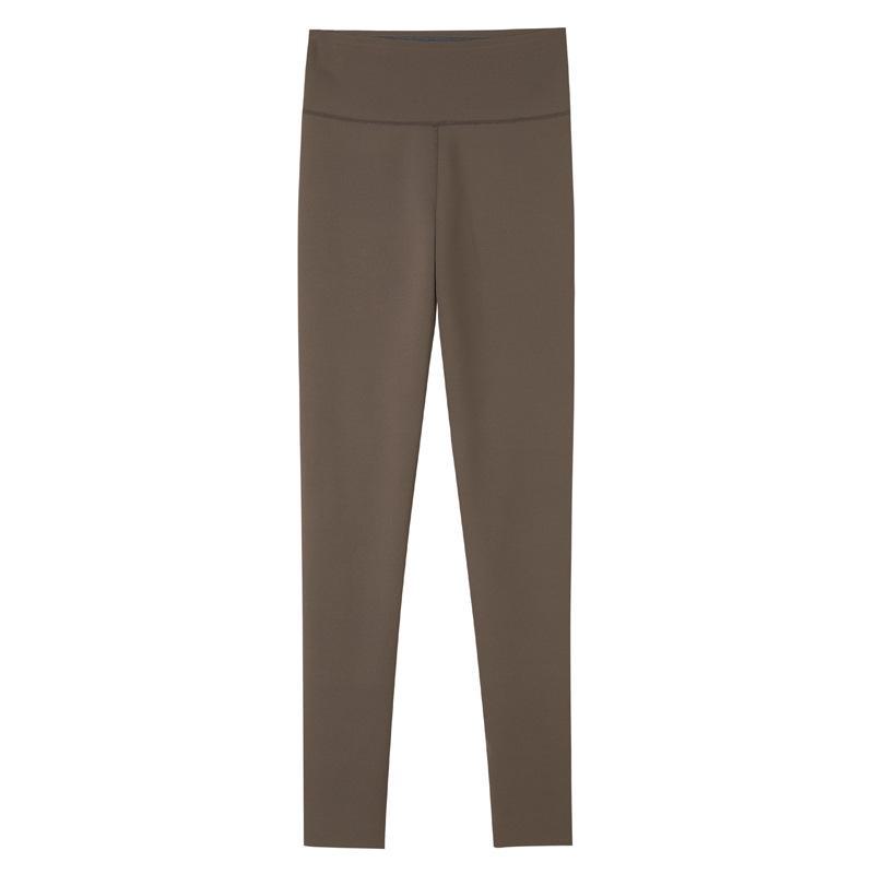 Pantalon de Yoga Chaud Taille Haute pour Femme: Leggings élastiques requin avec polaire de lapin pour l'extérieur et pour remonter les hanches