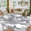 Crystal Palace Football Design Crystal Velvet Rug Soft Decorative Mat for Bedroom Entrance