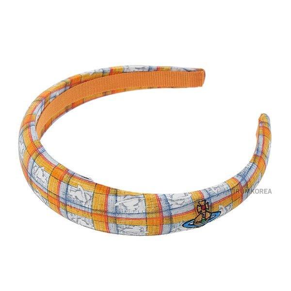 Vivienne Westwood Orb Logo Embroidered Hairband 81020022 W0167 E401