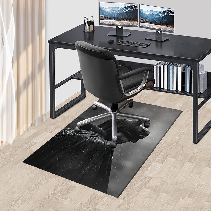 

Batman,Rain Office Carpet Chair Mats, Home Decor Dormitory Floor Protector With Anti-Skid Backing, Large Area Coverage, Christmas Decoration 60cm by 90cm