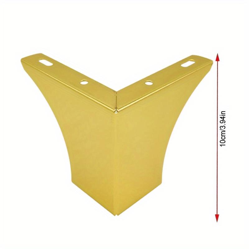 4 Stück Möbelbein Zubehör Möbelbeine Metalldesign Möbelbeine Ersatz Sofa Couchtisch Schrank TV-Ständer Füße