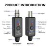 5.8GHz/2.4GHz Wireless Microphone Systems Wireless Transmitter Receiver for Live Interview/Studio Plug On XLR Mic Converter
