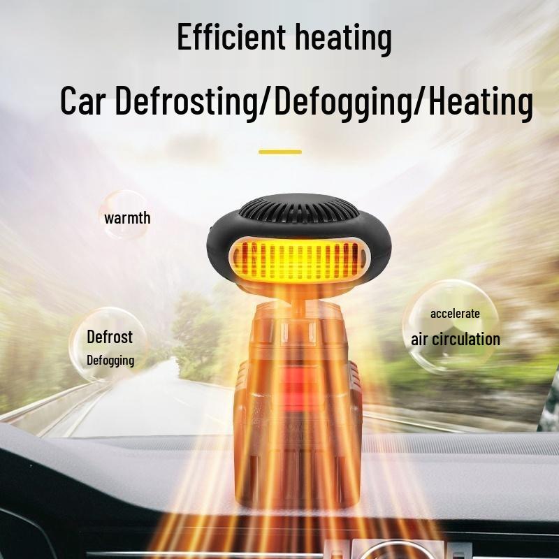 Wireless Rechargeable Fan Heater with Lithium Battery for Construction Sites, Outdoor Heating, Hand Warming, and Car Window Defogging