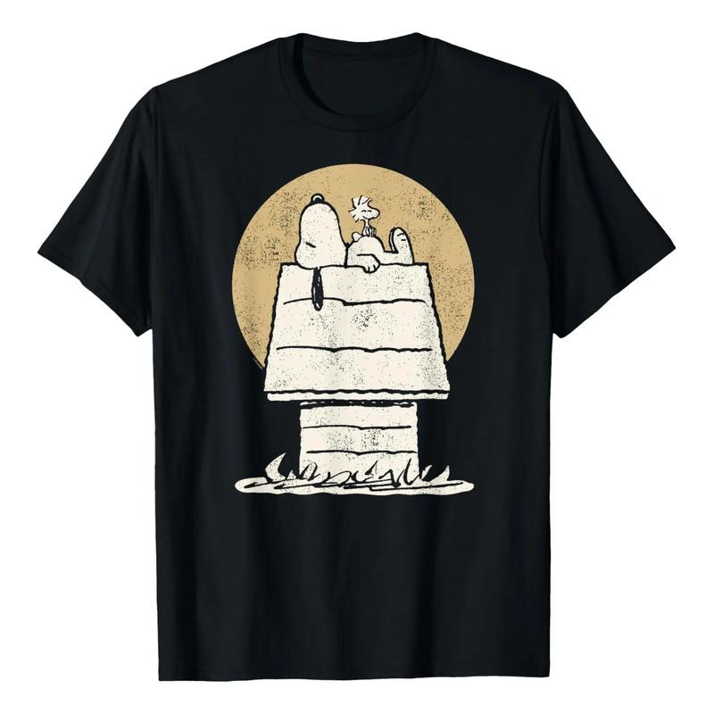 Camiseta Peanuts - Snoopy Woodstock Doghouse S