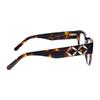 SwarovSki  Sk 5213 054 53mm Womens Square Eyeglasses 53mm Havana