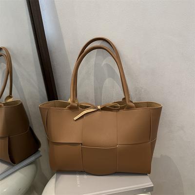 Women's Autumn and Winter New Versatile Two-piece Fashion Design Foreign Style Large Capacity Shoulder Portable Tote Bag