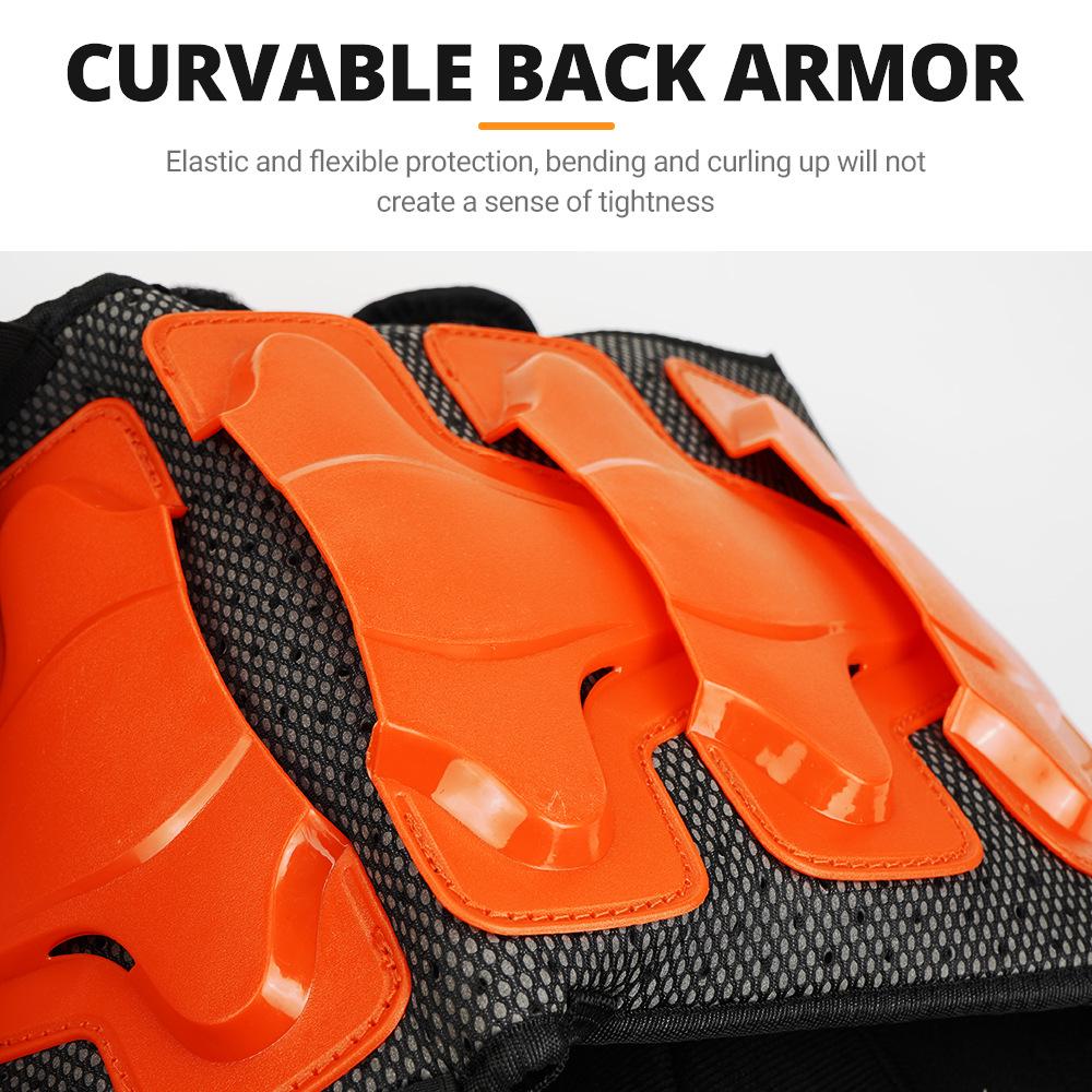 Kids' Mountain Bike & Motorcycle Protective Gear Set: Includes Knee Pads, Elbow Pads, Wrist Guards; Wear-Resistant for Skating, Cycling, and More.