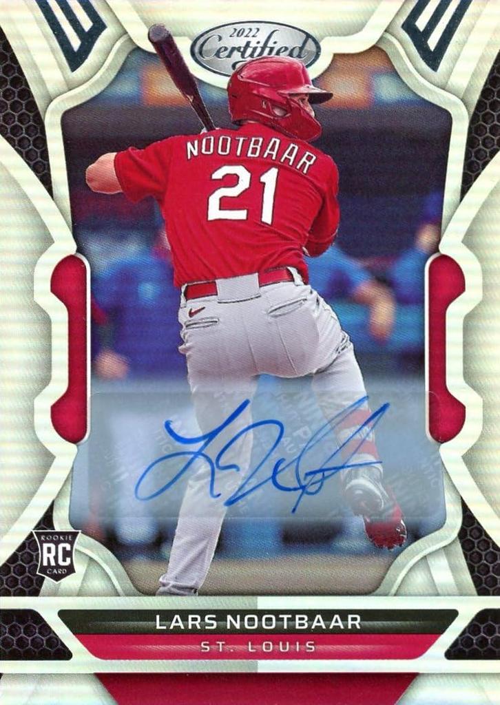 Lars Nootbar Autographed Panini Rookie Card Samurai Japan Japan National Team Seed Stars Shohei Otani Yoshinobu Yamamoto
