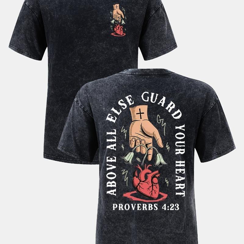 

T-Shirt Featuring a Retro Street Style with Double-Sided Prints. This Men S Tee Has a Classic Crew Neck And Short Sleeves, Making It Ideal for Gifts S