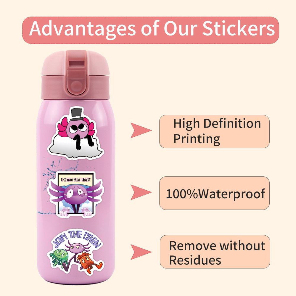 50 New KinitoPet Graffiti Stickers Decorative Suitcase Mobile Game Stickers