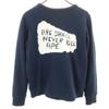 A BATHING APE Long sleeve reversible sweatshirt trainer gray Men's Used