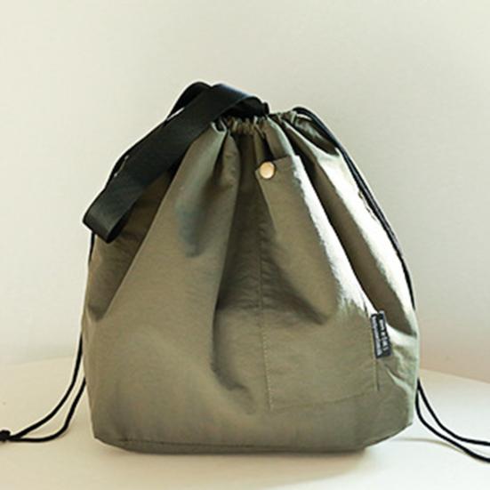 Insulated Lunch Bag Large Capacity Waterproof Wear Resistant Drawstring Portable Thermal Insulated Picnic Storage Bento Box Bag