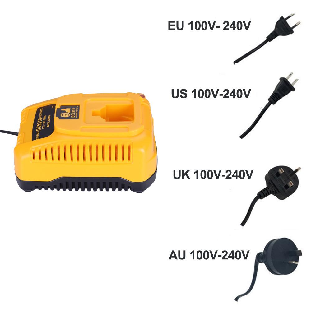 Akkuladegerät DC9310 für DEWALT 7,2V-18V NiCad & NiMh Akkus DW9057 DC9071 DC9091 DC9096