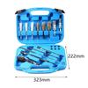Car Fuel Injector Cleaner Set Multifunction Wire Brush Adapter Oil Nozzle Clean Set for Universal Vehicle Truck Injector Seats