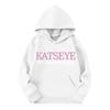 Girls' Fashion Long-Sleeve Hooded Sweatshirt with Print and Pockets