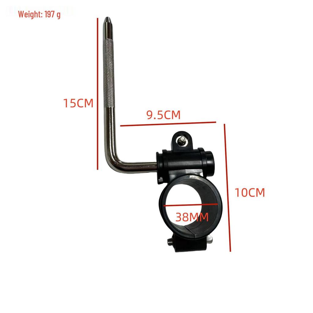Electric Drum Frame Tee Fitting with Snare Stand and Curved Rod Hook
