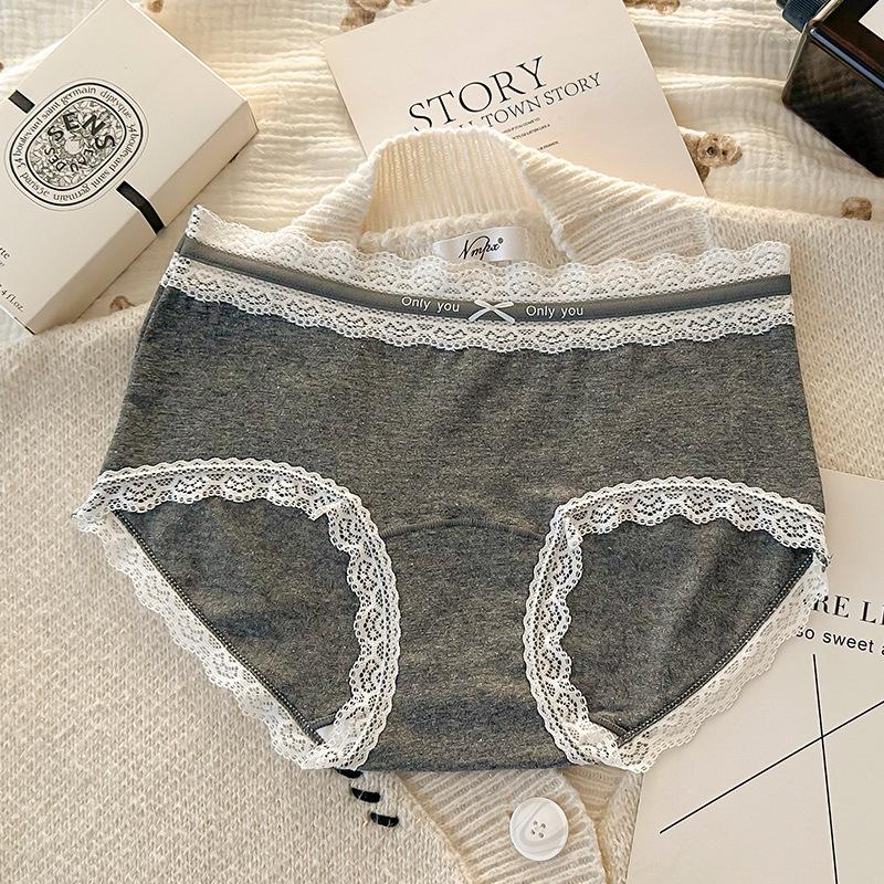 Ladies Spring Cotton Simple 10a Bacteriostatic Comfortable Breathable Waist Triangle Briefs