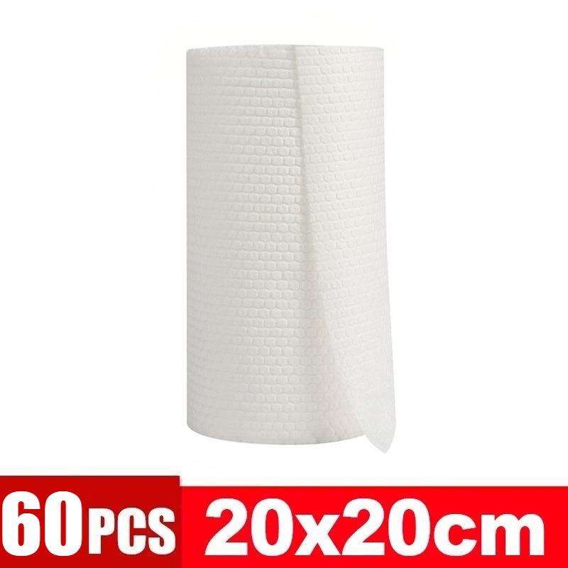 300pcs Disposable Lazy Rags Thickened Non-woven Dishcloths Kitchen Roller Cleaning Dishes Cloth Super Absorbent Towels Cleaner Wipes