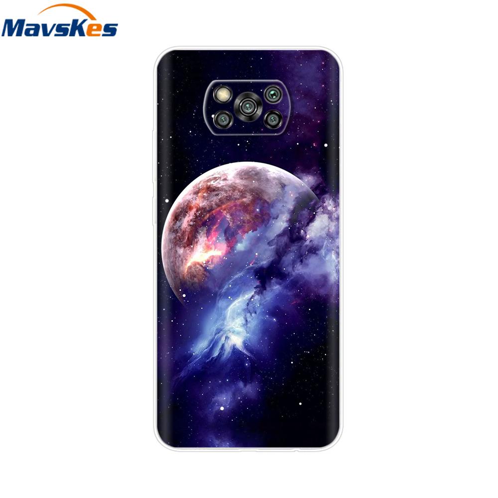 Pour Xiaomi POCO X3 Coque Pour Poco X3 Pro NFC Silicone Souple Arrière Pour Poco X3 POCOX3 X 3 NFC 6.67'' Fundas Coques Coque Pare-chocs