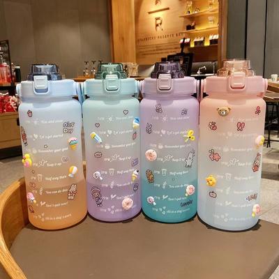 Farbverlauf Ins Schöne Große Kapazität Wasser Tasse Becher Tragbare Tasse Wasser Tasse Sport Wasser Tasse Drinkwear