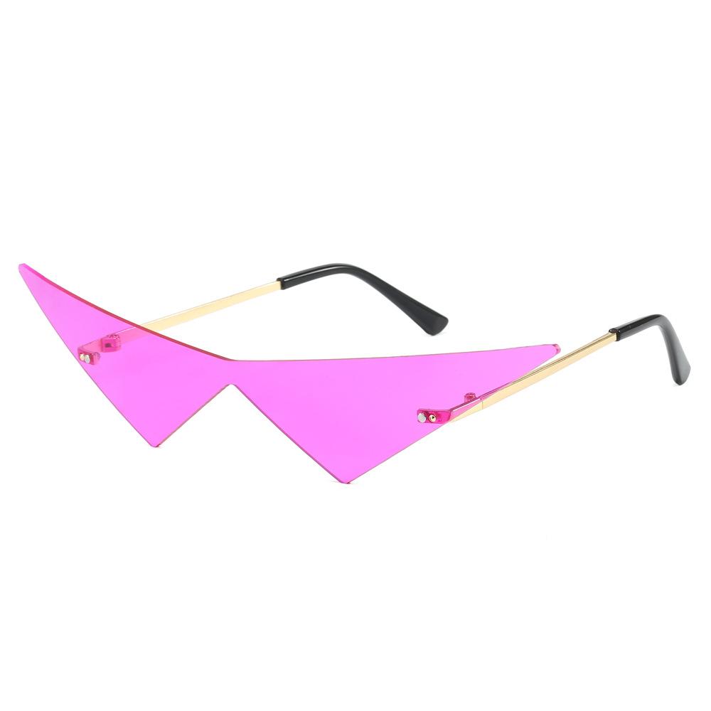Halloween Christmas Tears Sunglasses Rimless Heart Shape Party Glasses Rave Festival Eyewear Prop
