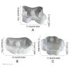 Candlestick Silicone Mold Stand Mould Butterfly/Heart/Clovers Holder Gypsum Molds Home Decorations Mould