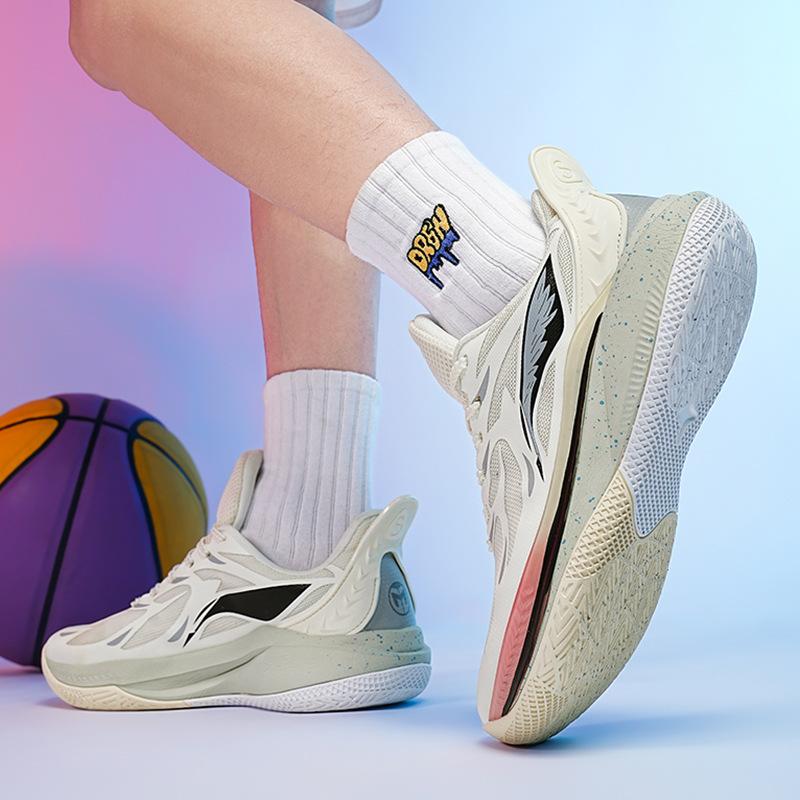 Foreign trade new basketball shoes men's actual combat wear-resistant low-top non-slip breathable student shock high-quality sports shoes women
