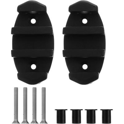 2-Piece Marine Rope Clamp – Nylon Zigzag Anchor Cleat For Kayak Canoe Boat Dock Safety Line, With Rubber Nuts & Bolts