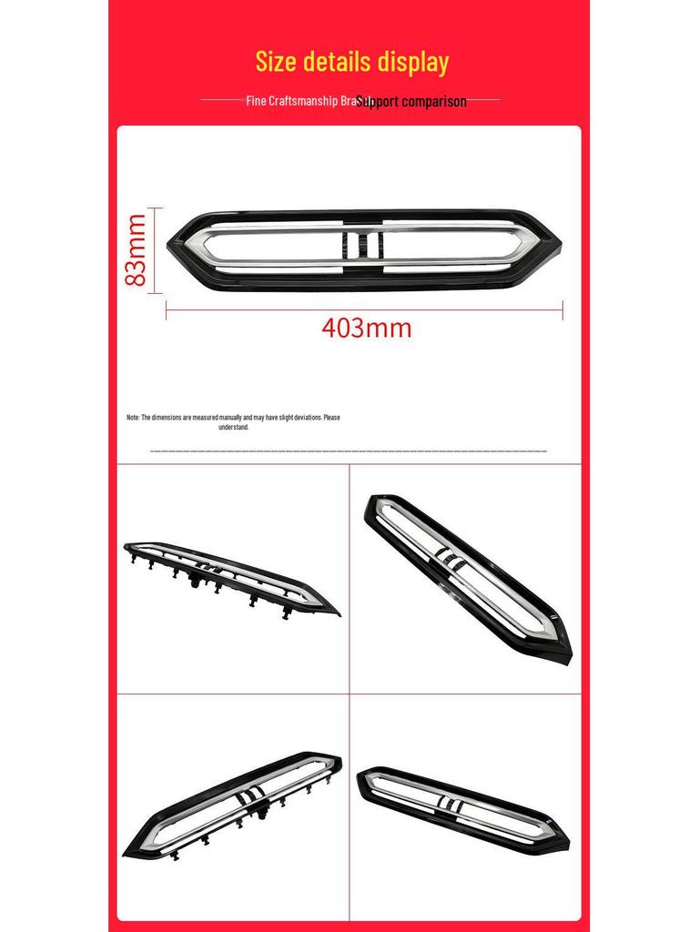 Fits BMW 2, 3, 4 Series (G20, G22, G26, G42) AC Vent Frame & Grille Panel.