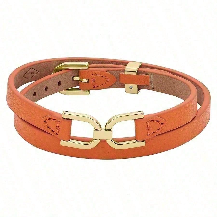 Lady's Multi-strand Bracelet, Made of Leather Material, Suitable for Shopping, Festivals and Daily Wear.