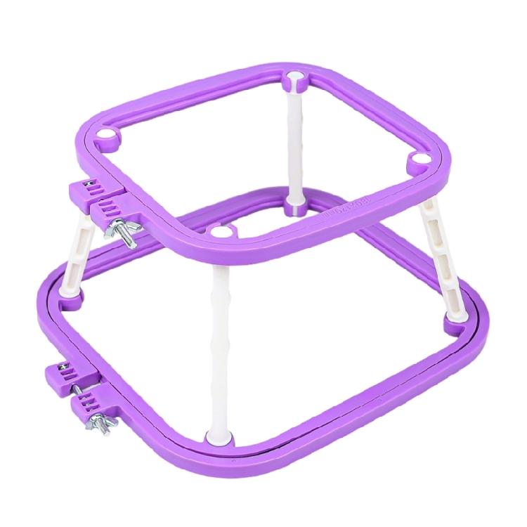Crosses Stitching Hoop Adjustable Embroidery Hoop Double Layer Embroidery Frame Sewing Tool for Craft