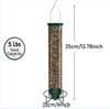Hanging Wild Birds Feeder Portable Large Capacity Outdoor Bird Food Container for Garden Yard Tree Small Bird Feeding Supplies