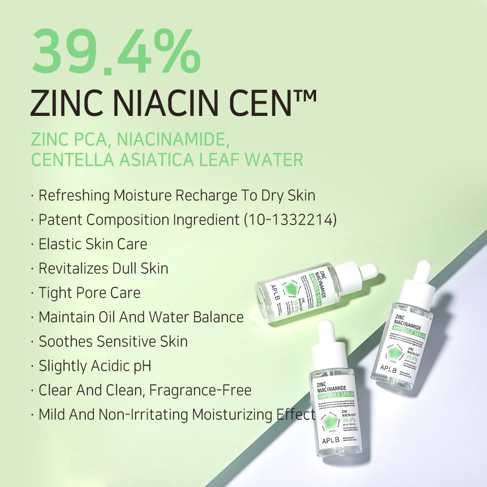 [APLB Official] Zinc Niacinamide Ampoule Serum 40ml