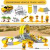 Track Car Train Toys Children Electric Track Toy Car Engineering Car Kids Educational Toys  for Children Birthday Gift