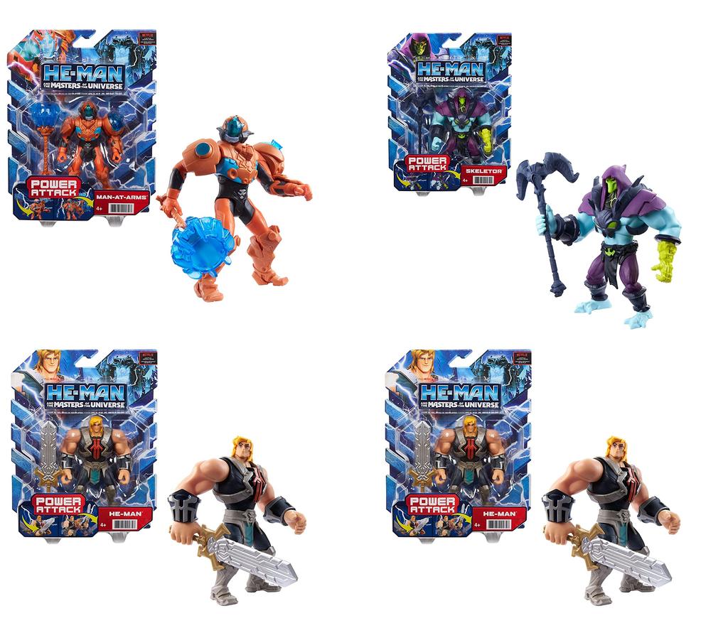 Masters of the Universe Animation Figure Mix A Assortment [Set of 4 Boxed] [Ages 4 and Up] 986A-HBL65