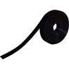 TRUSCO Bande Velcro 20mm x Ruban Résistant aux Intempéries, Double Face, 5m, Noir, TMKT-20V-BK