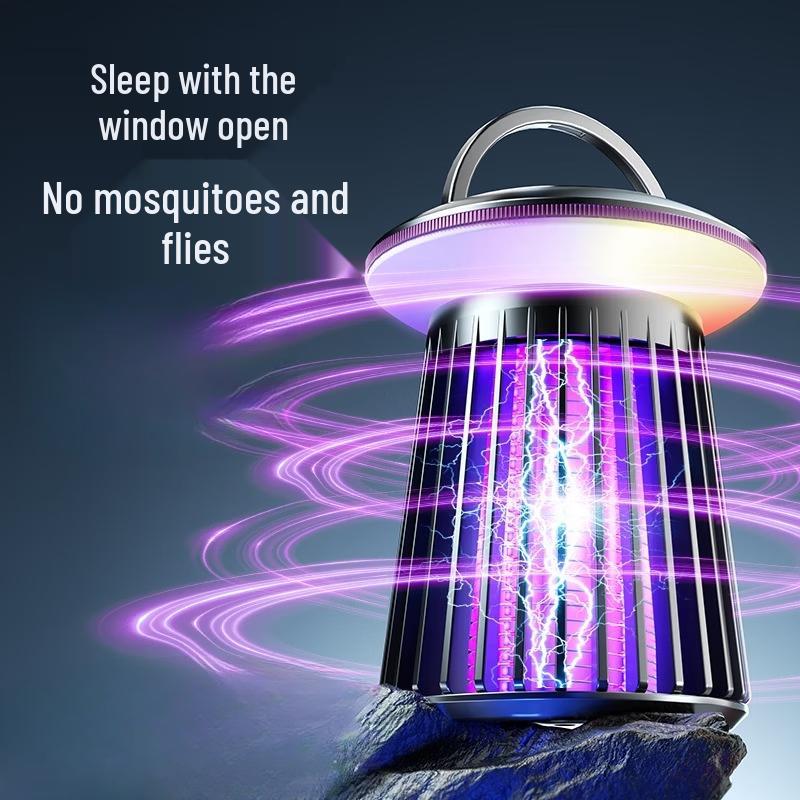 ZISIZ Outdoor Electric Mosquito & Fly Killer Night Light