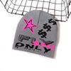 Style Knitted Urban Cap With Letter Embroidery For Autumn And Fashion Winter