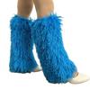 Harajuku Shoes Cuffs Leg Warmer Winter Warm Vintage Solid Color Fuzzy Plush Boots Cover Thick Calf Socks for Womens