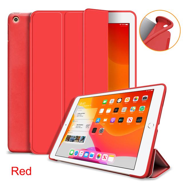 Capa com suporte triplo para iPad air 1 2 3 iPad pro 10.5 Capa Traseira de Silicone Macio ipad 2 3 4 7 8 9 pro 11 Geração Capa Protetora à Prova de Choque cover