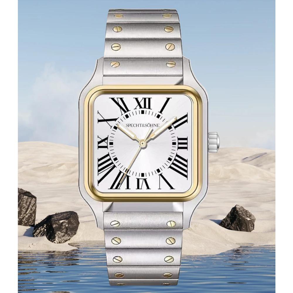2025 New Hot Specht & Söhne Luxury 34MM Quartz Watch For Men & Women Watches Super Thin Steel Sapphire Crystal 50M Waterproof