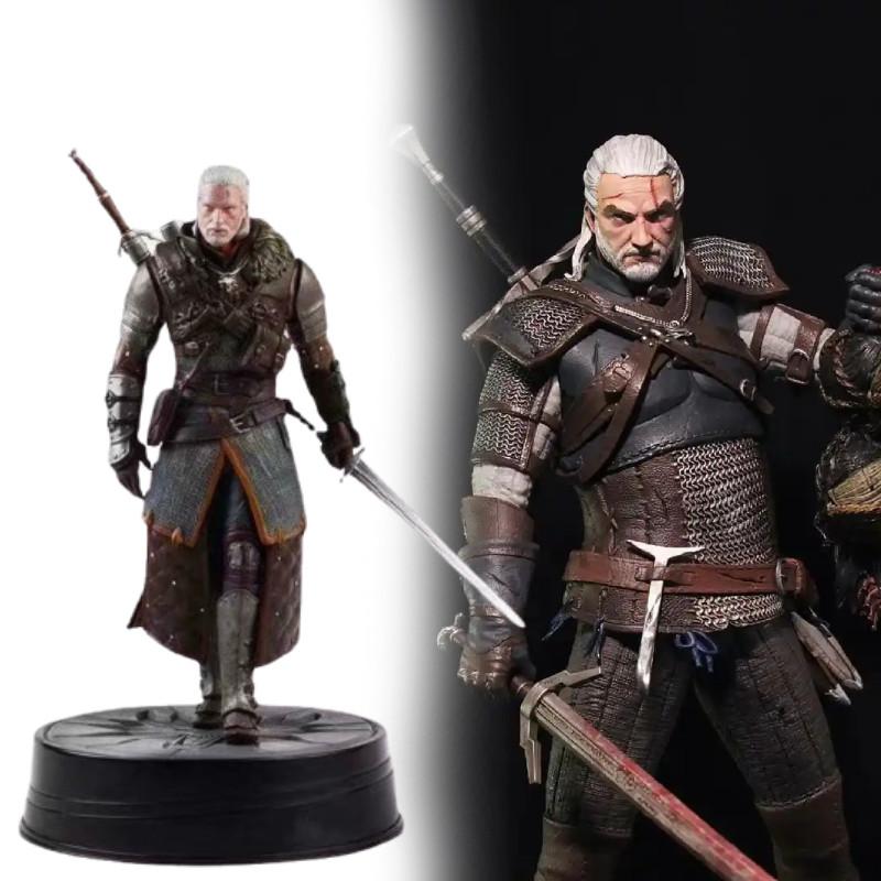 3 Wild Hunt Geralt Action Figure Model Toy Plastic Decoration Doll