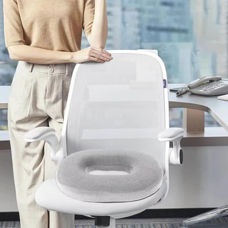 High Rebound Hollow Donut O-ring Seat Cushion Memory Cotton Inner Core Leg Support Comfortable and Breathable Ergonomics