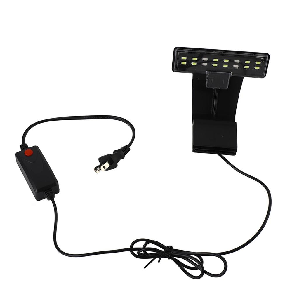 LED Fish Tank Light Mini Ultra-thin Clip-on Aquarium Lighting  High Brightness Clip-on Light for Water Plants  Energy Efficient