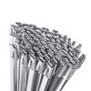 100Pcs Width 7.9mm Ties Multi-Purpose Locking Cable Metal Zip Ties Stainless Steel Zip Tie Exhaust Wrap Coated Locking Cable