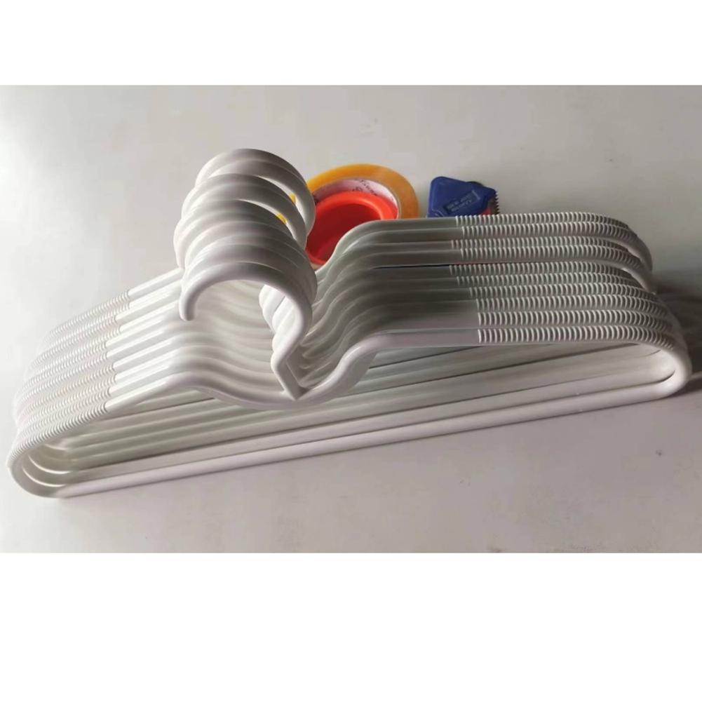 Set di Grucce di Plastica Collo Corto Antiscivolo per Uso Guardaroba