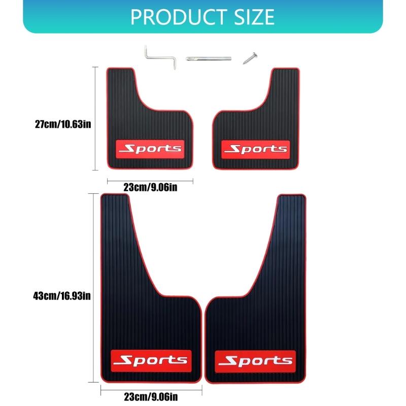 Vodotěsný a odolný proti blátu Automobilový blatník Univerzální pasuje na různá vozidla Zabraňuje stříkání a korozi Jednoduchá montáž svépomocí