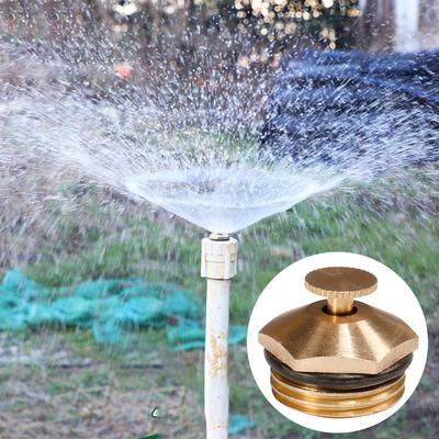 360 Grad verstellbare Düse Messing Sprinklerkopf Gartenbewässerungsdüse