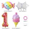 Ice Cream Candy Digital Balloon Set Children's Birthday Set Baby Shower Scene Arrangement